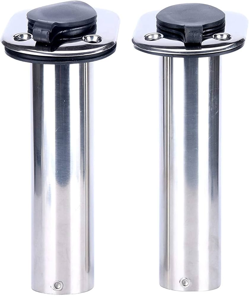 【即日発送】Amarine Made ステンレス製 90度 ロッドホルダー 4点 Amazon | Amarine Made ステンレス製 90度 ロッドホルダー 4点