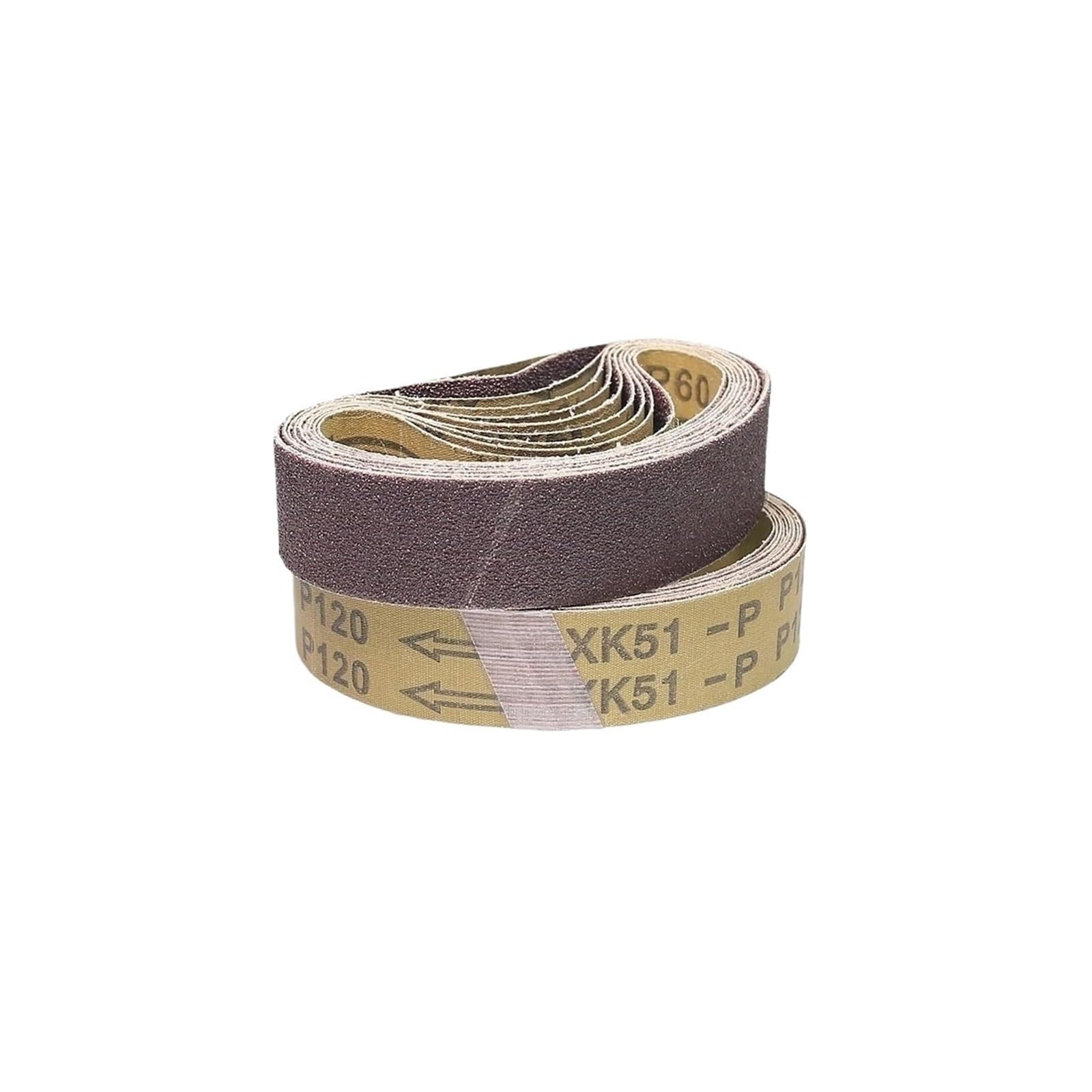 dfEDRd Aluminum Oxide Sanding Belts, Pack of 10 330x30mm Multiple Grits(P60 x 10 pcs)