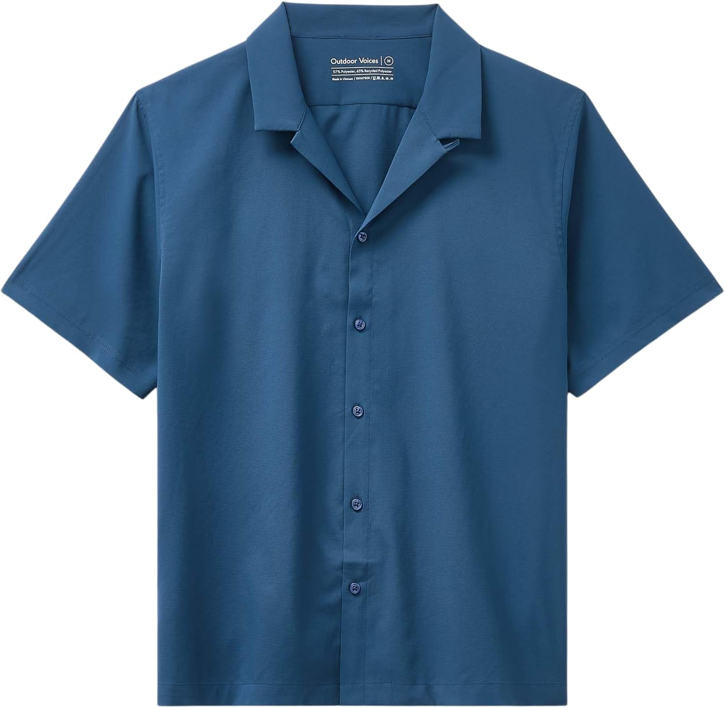 OUTDOOR VOICES Male Solarcool Camp Collar