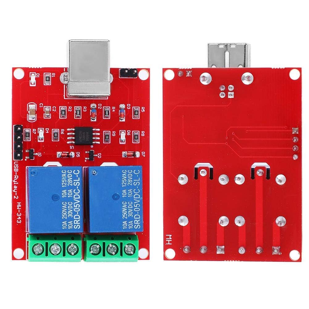 Módulo de Relé Interruptor de Control USB de 2 Canales 5V Inteligente para PC (5V Control Switch)