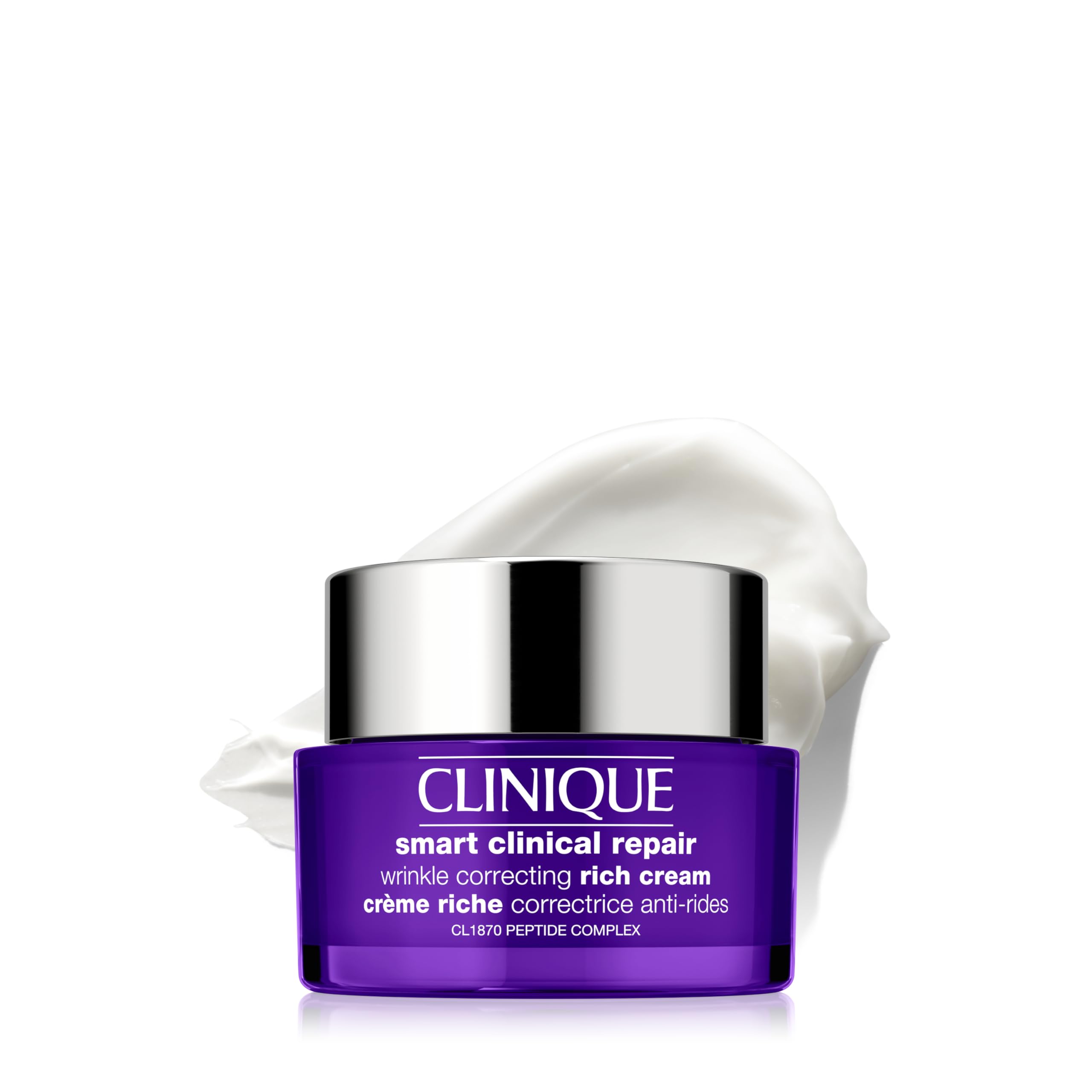 Clinique Smart Clinical Repair Wrinkle Correcting Rich | Crema Viso Idratante anti-Età, 50 ml