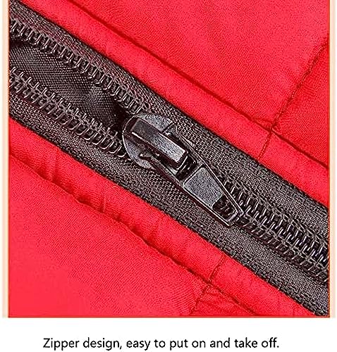 Cappotto invernale impermeabile per cani, design con cerniera, antivento con fibbia a doppia trazione a D, giacca calda per cani di taglia grande, imbottitura in cotone spesso, resistente e