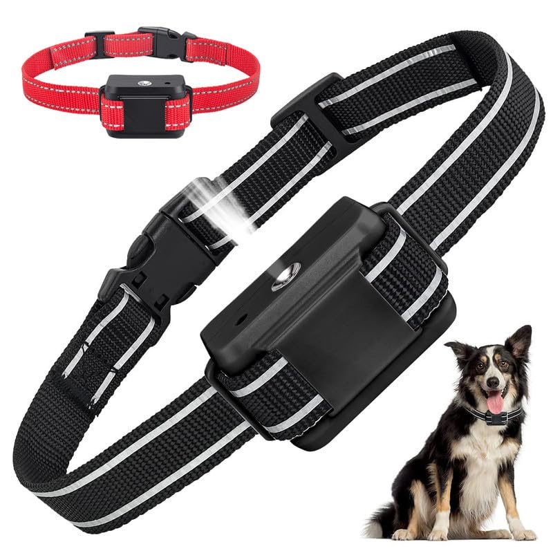 Collare Antiabbaio, Riconoscimento Automatico del Abbaio Cani, Collare Antiabbaio Citronella Spray, Innocuo e Sicurezza Collare Addestramento Cani, Collare Anti Abbaio Ricaricabile Impermeabile