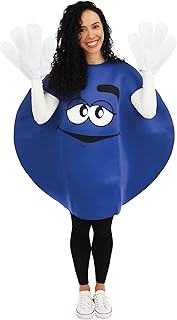 P'tit Clown- Costume Bonbon-Adulte Disfraz, Color Azul, Talla única (76703)