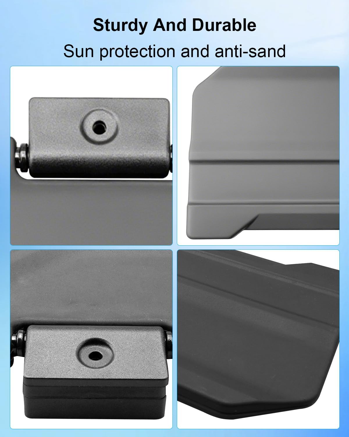 Black Car Sun Visors Fit for Polaris Ranger Crew XP 570 1000 2018 2019 2020 2021 2022 2023 Replace 2890288, 1 Pair