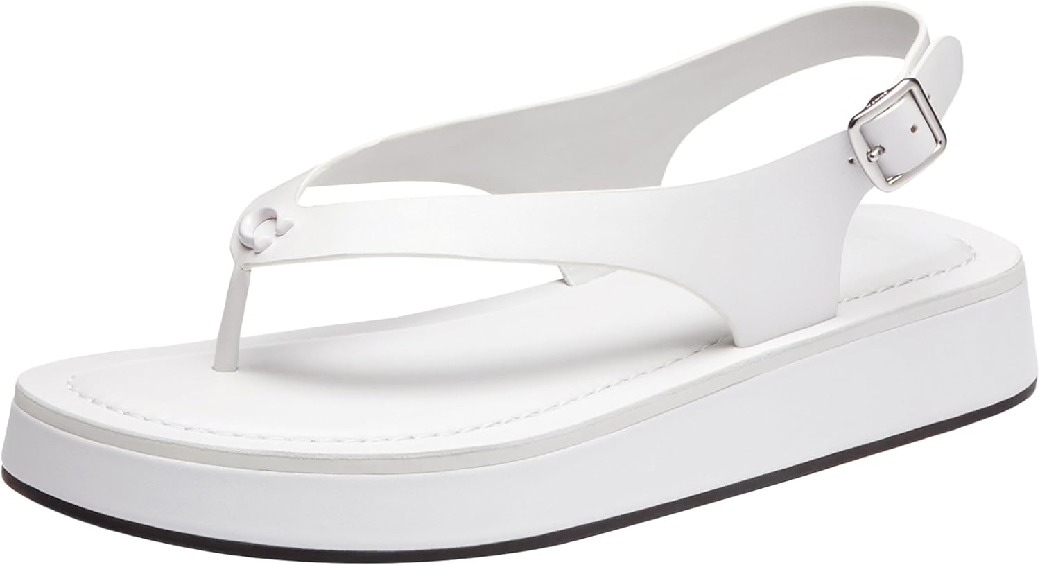 COACH Men's Sculpted C Platform Thong Sandal