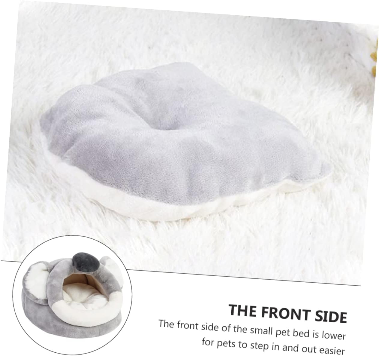 Guinea Pig Cartoon House Bed Soft and Warm Hideout for Small Pets Cozy Hamster Cave Design for Couches Travel and Playtime XL for Comfort