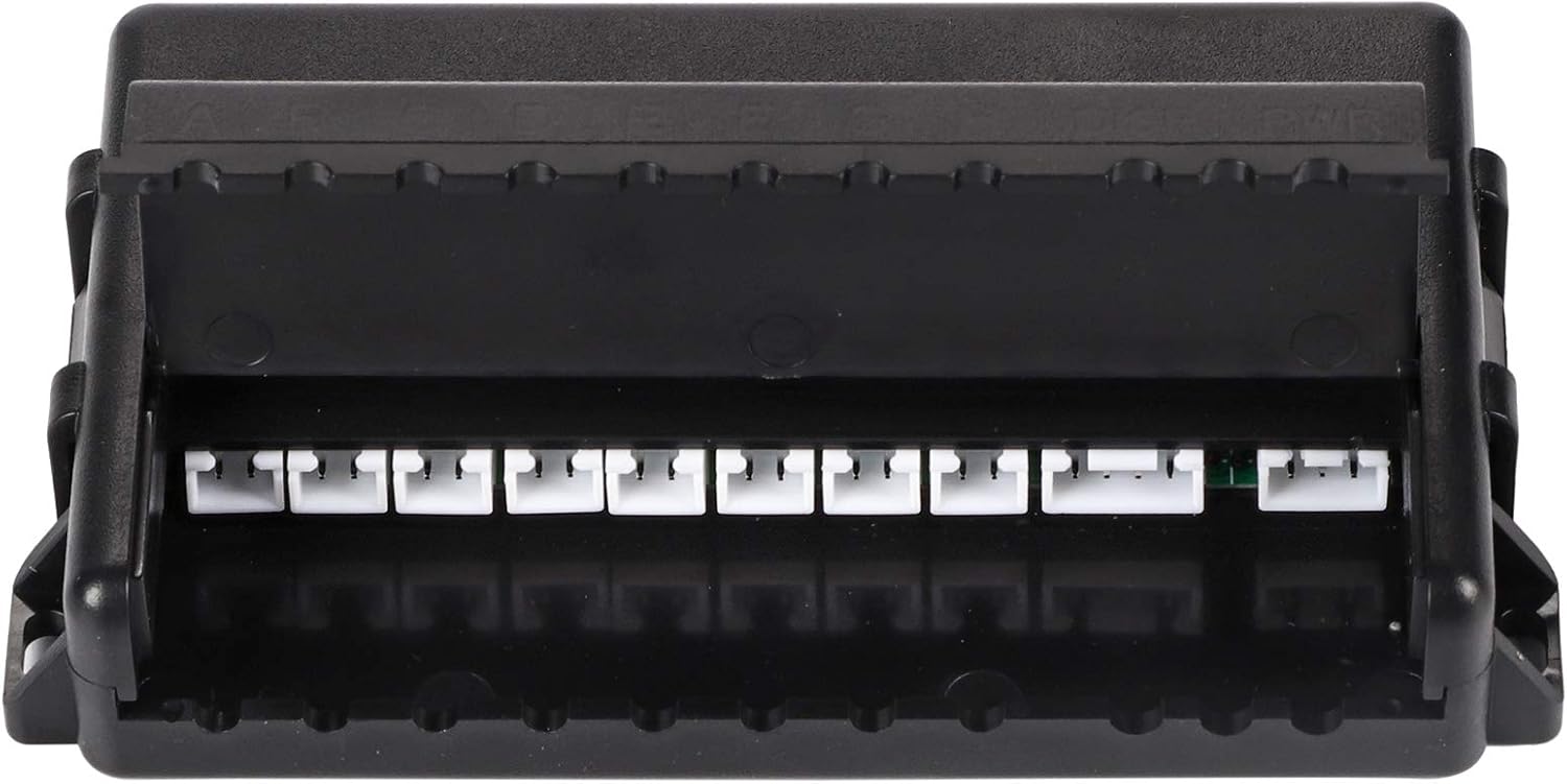 Backup Parking Sensors, Car Reverse Backup Buzzer LED Parking Detector Monitor System with 8 Sensor Black