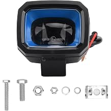 Forklift Safety Light, LED Safety Light, LED Warning Light, Warehouse Forklift Truck Safety Light Zone Warning Light 6000K High Brightness Aluminum Alloy DC 12V Blue