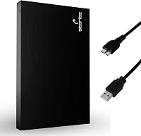Storite 1TB Külső Merevlemez USB 3.0 PC Mac Windows Laptop Gamer Backup - 1 TB, black 1
