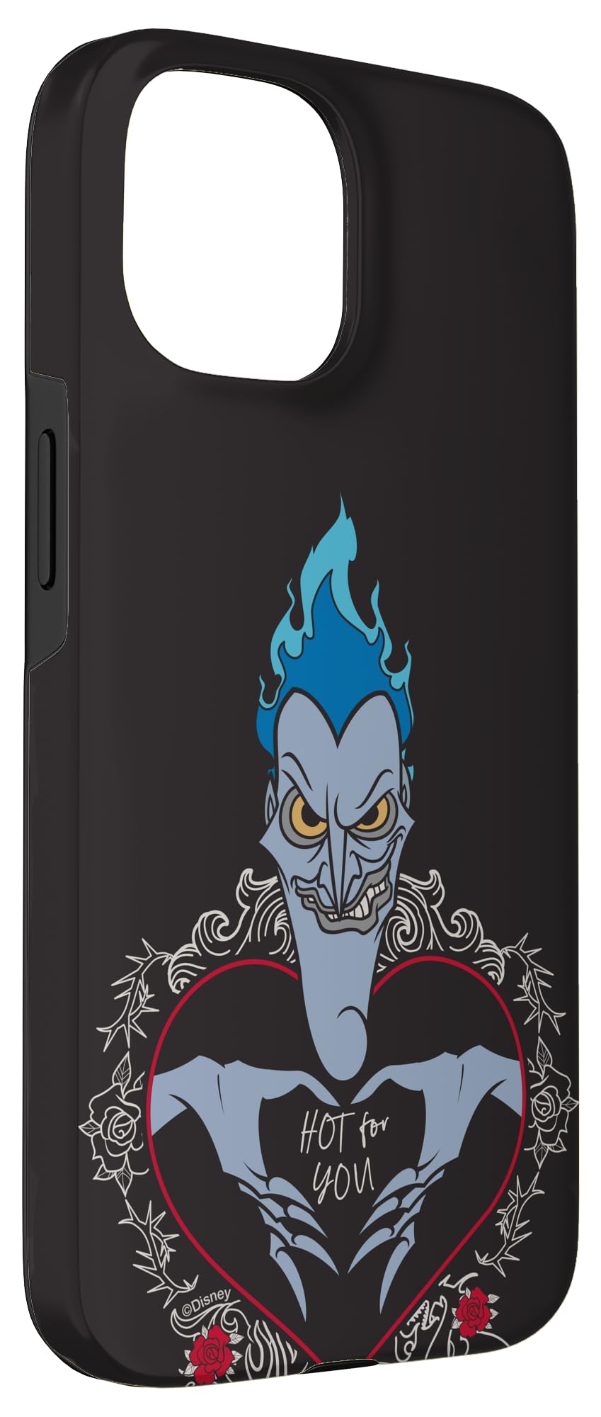 Custodia per iPhone 15 Disney Villains Hades Hercules Hot For You San Valentino