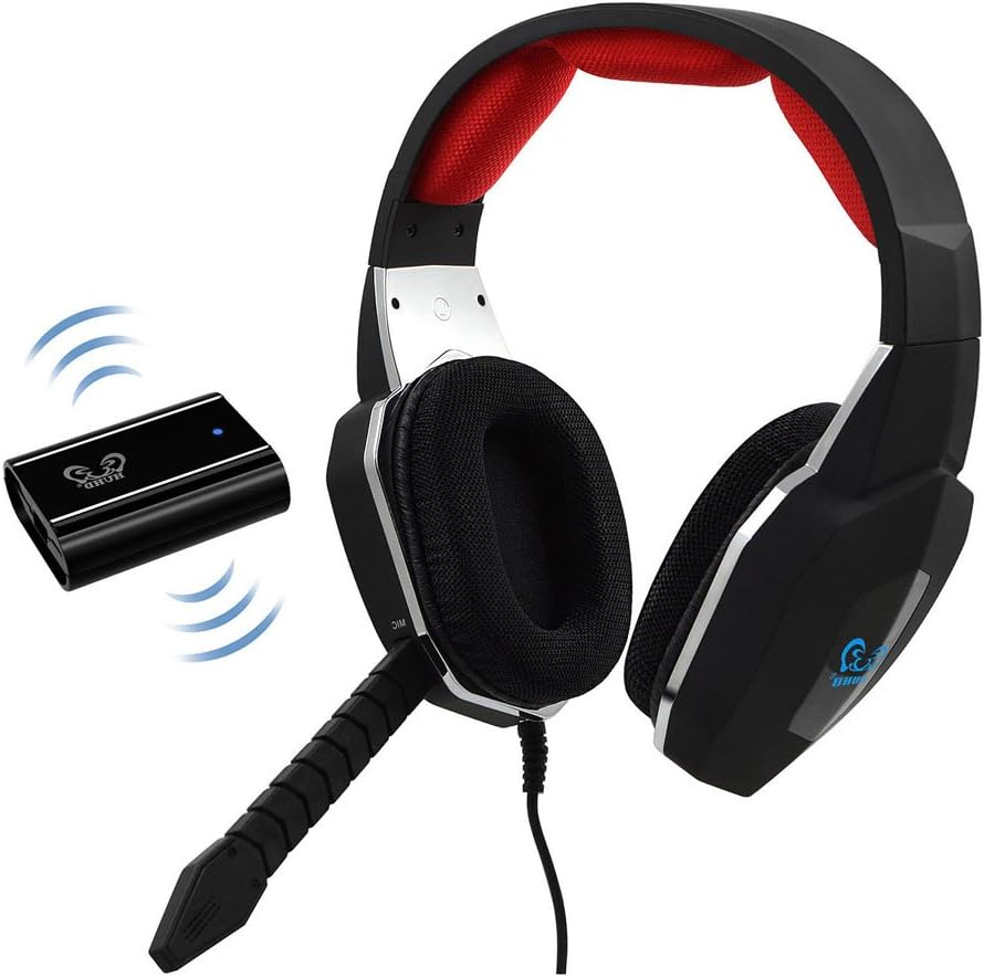 Wired Optical Connect Gaming Headset Noise Cancelling Headphone with Detachable Microphone for Xbox ONE/360, PS4/3, PC