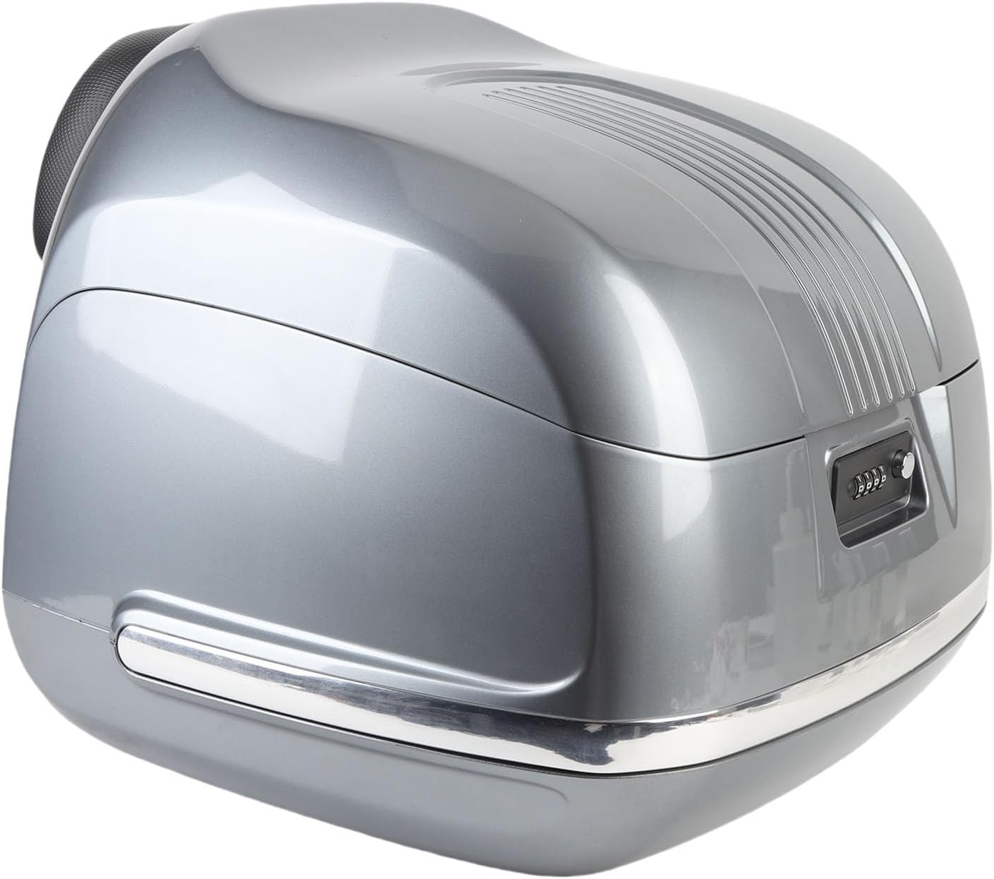 Yinhing Rear Box 35L Capacity Stylish Rain Proof Tail Storage Carrier Case for for Cycling Adventures and Functional Red Design (Metal Gray)