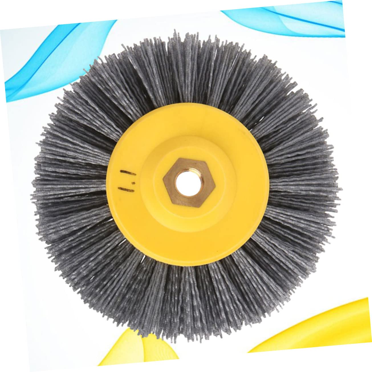 Rueda de Pulido Herramienta para Amoladora Eléctrica de Nylon para Eliminar Capa de Óxido en Superficies Metálicas