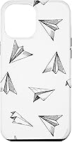 Vista 26 de Paper Airplane Pattern Pilot Plane Airport Aircraft Aviation Case for iPhone 16