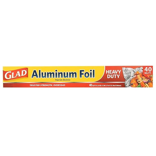 Glad Heavy Duty Aluminum Foil 40 Sq Ft 12 Inch Wide