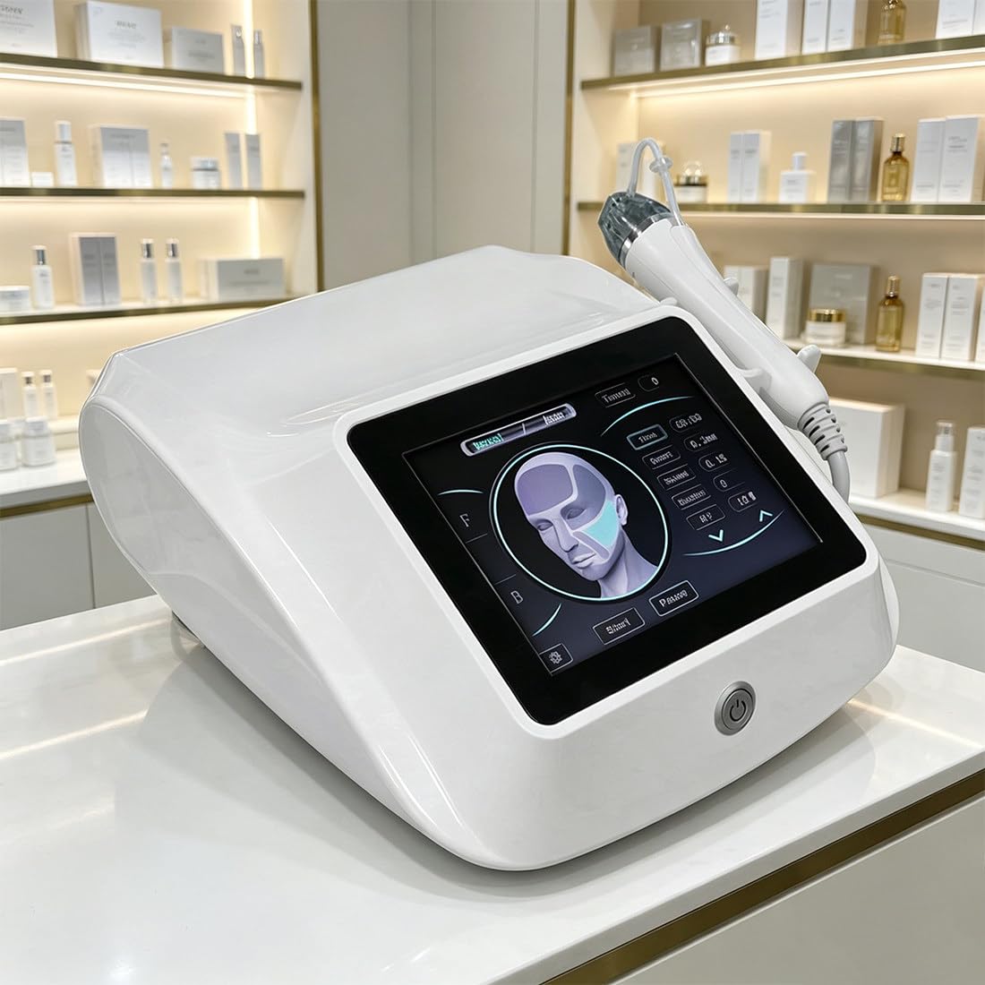 Professional Fractional RF Microneedling Scar Removal Machine,Tightens Sagging Skin,Reduces Deep Wrinkles,Fades Stretch Marks and Stimulates Collagen,Professional Skin Rejuvenation Device