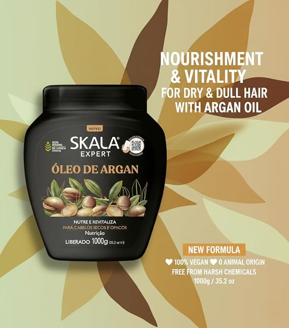 SKALA Oleo De Argan Marroquino, Rapido 3 Minutes 1Kg 35.2 Oz