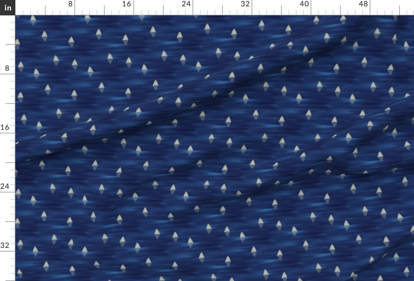 Spoonflower Fabric - Shark Sharks Printed on Minky Fabric by The Yard - Sewing Baby Blankets Quilt Backing Plush
