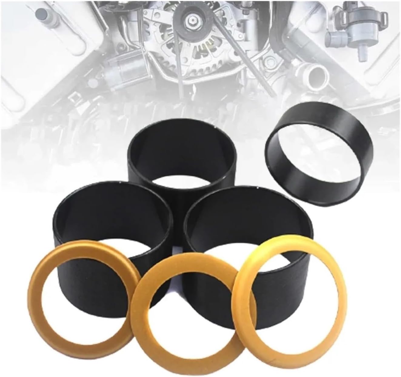2pcs Piston Cylinder Ring Kit Vacuum Spare Parts Air Compressor Accessories for 550W-1600W (Size : for 1100W)