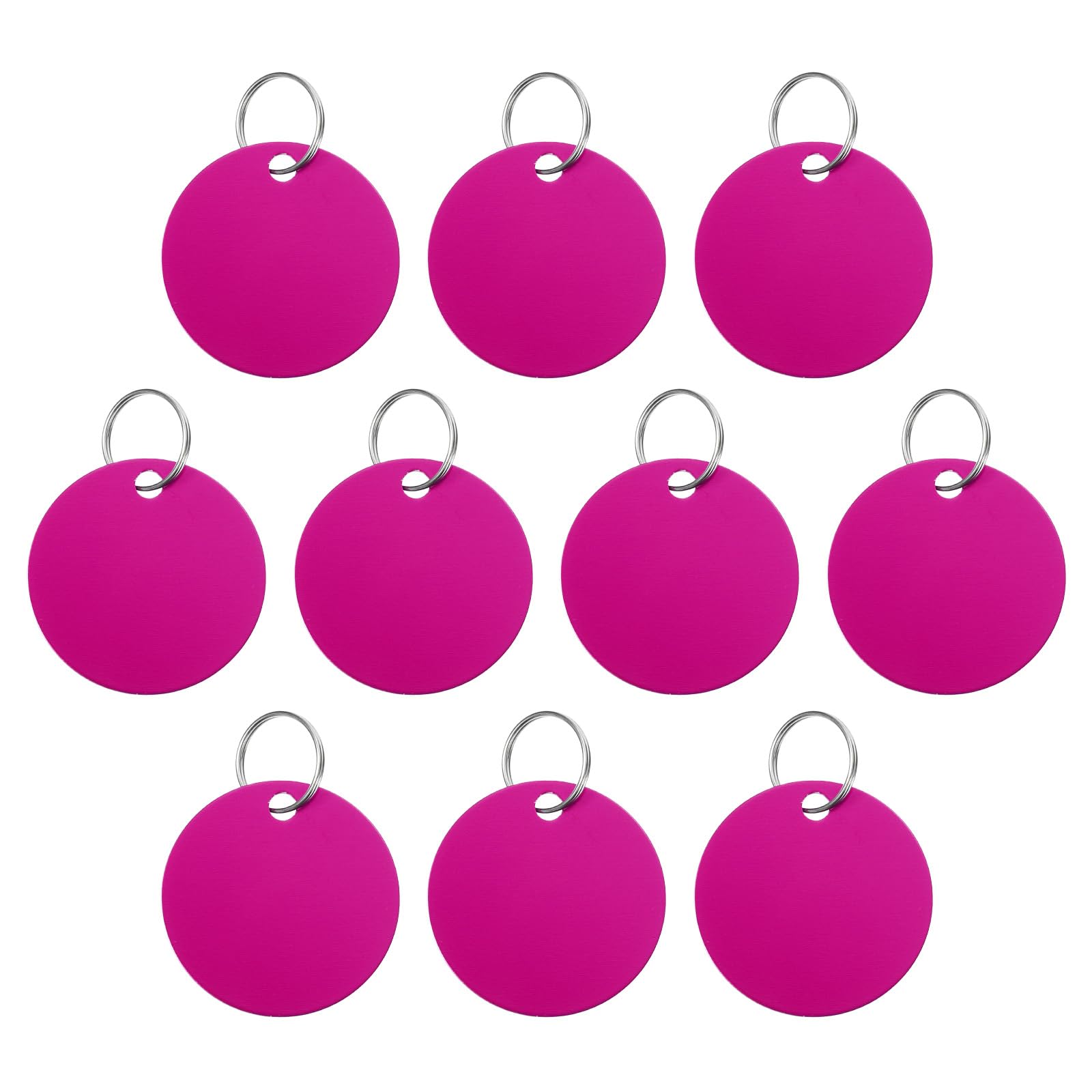 PATIKIL Aluminum Blank Tags 1.4 Inch