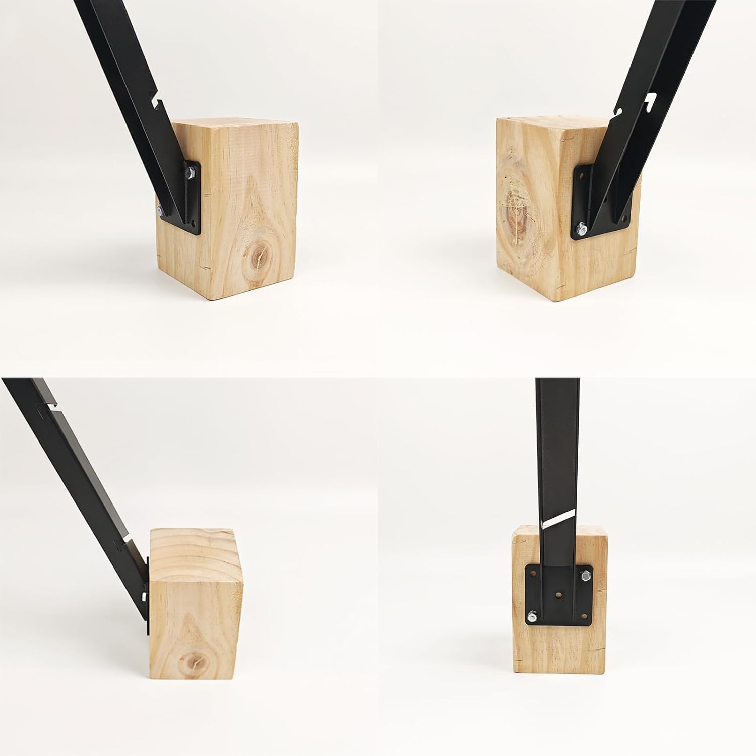 8 Pack 31" Fence Post Extender, Bevel Angle 22° Fence Barbed Wire Extend Arm，for Outdoor Fences to Increase Height, Protect Privacy and Pets Jumping Off Wooden Concrete Wall