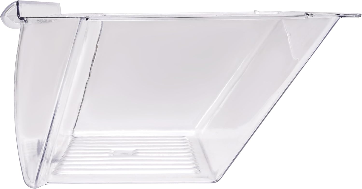 KUAFU 240351207 Crisper Pan Drawer (Bottom) Compatible with Frigidaire Refrigerator Freezer Replacement for 240351203, 240351206, 240351209 Clear