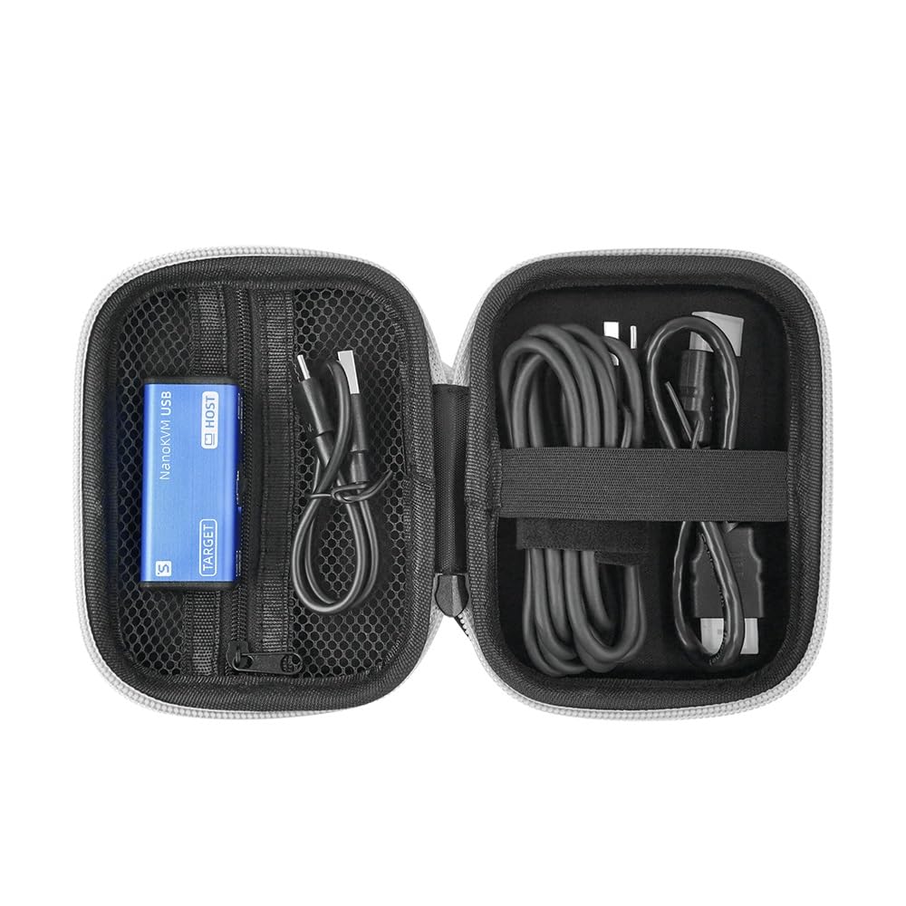 youyeetoo Sipeed NanoKVM USB 4K USB KVM para administración de dispositivos sin cabeza, para servidores/SBC, fácil de usar y mantener, herramienta de colaboración multidispositivo (paquete de