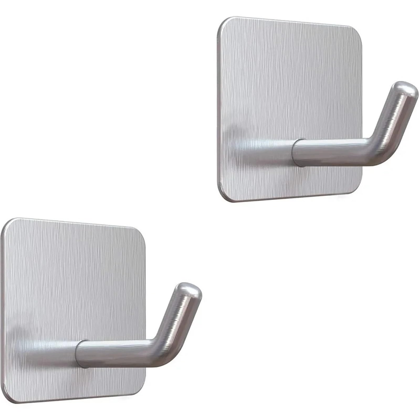 FGUJSUR Coat Hooks Stainless Steel Adhesive Hook Self Wall Hooks