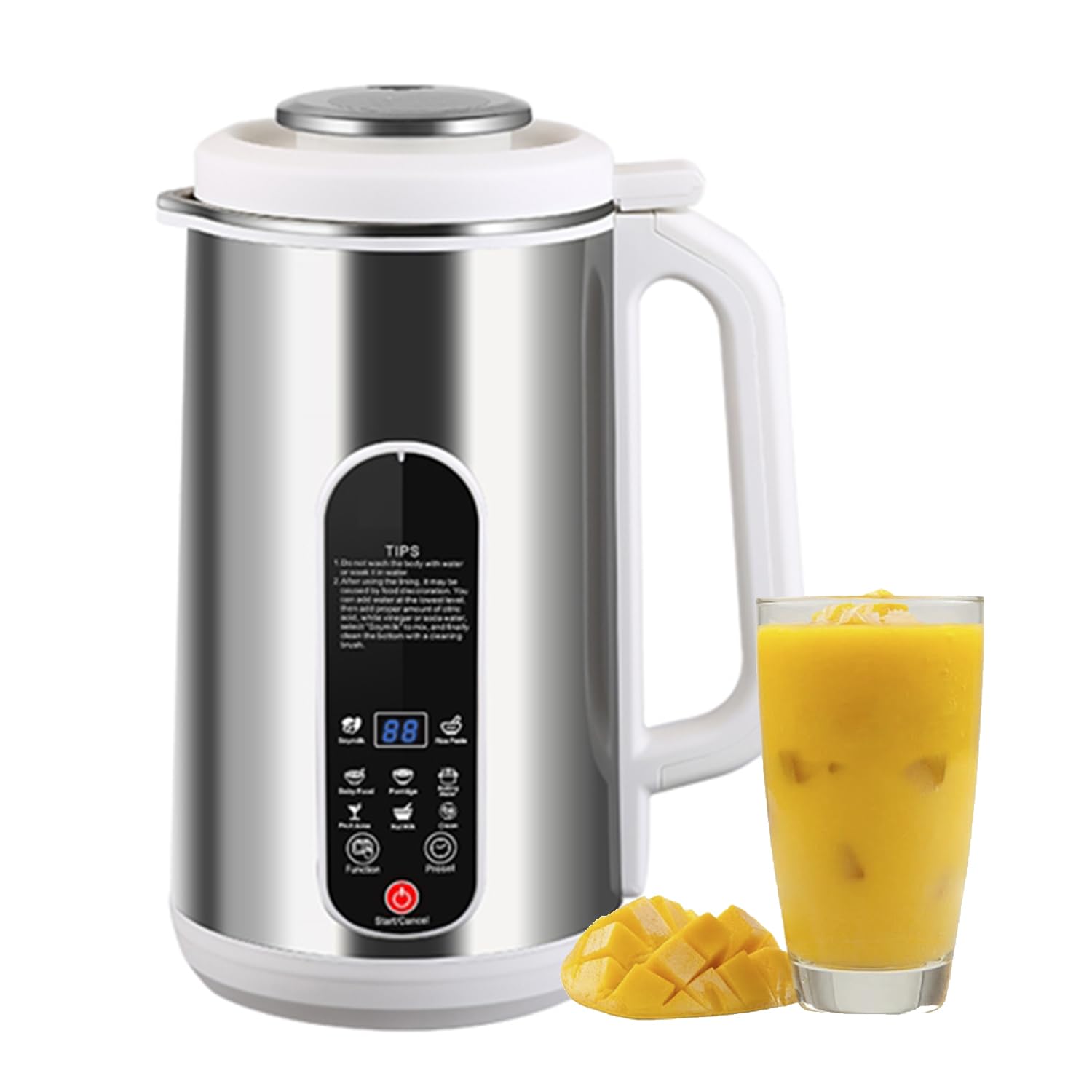 MACOLAUDER豆乳メーカー 果物・野菜・米 スープメーカー おかゆメーカー Amazon | 「24H予約・1.5L大容量」 MACOLAUDER 豆乳メーカー 果物