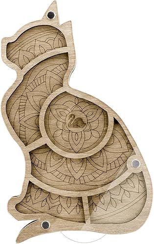 Miniatura 4 de Caja organizadora de cuentas, Caja de almacenamiento de cuentas de madera, Caja de almacenamiento organizadora de semillas