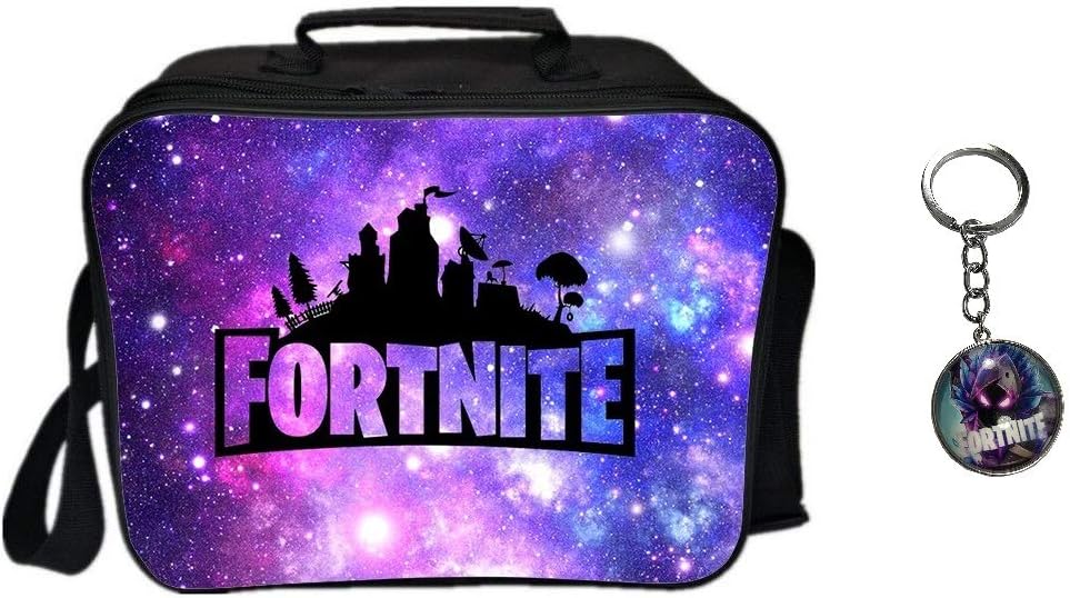 Fortnite Lunch Box Unique Series Lunch Bag Blue Starry Sky