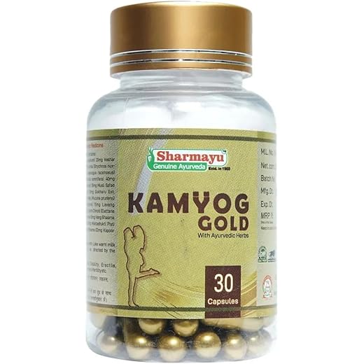 Sharmayu Kamyog Gold Capsules - Strength & Vitality - 30 Cap
