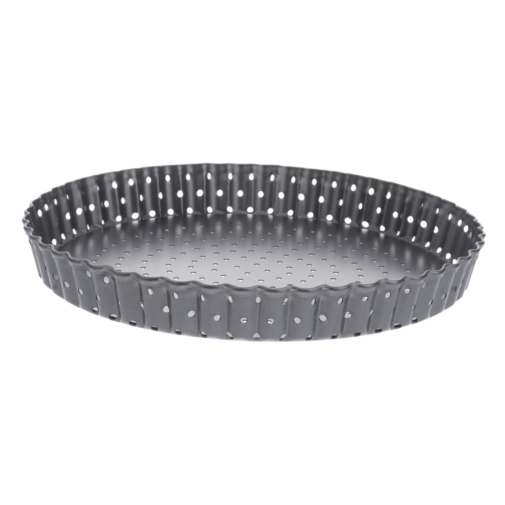VINTORKY Pizza Chrisper Trays 8inch Non-stick Baking Mould Loose Base Easy to Release Great for Cheesecake Tart