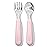 OXO Tot Fork and Spoon Set - Blossom