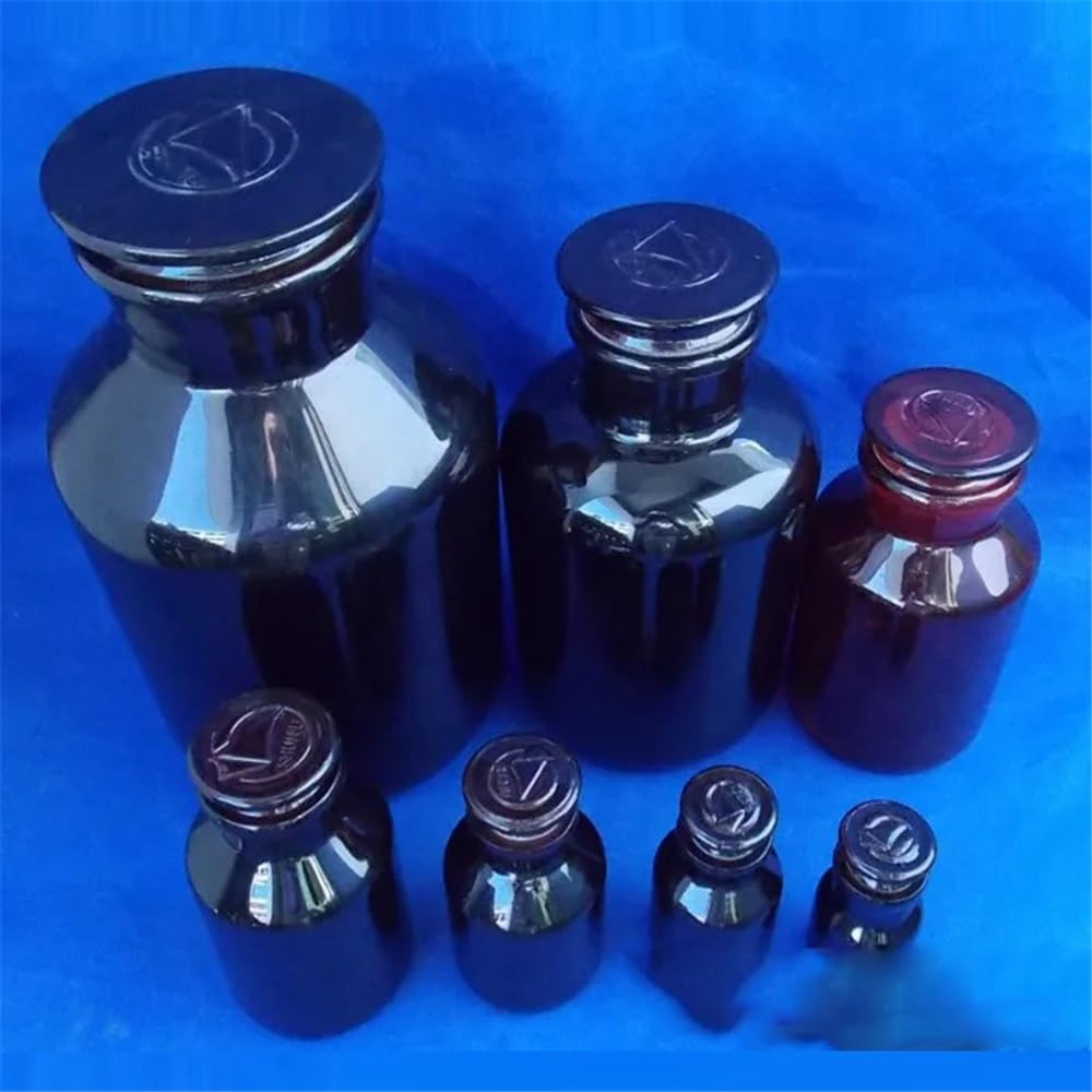 Frasco de reactivo de boca ancha for laboratorio con tapón de vidrio esmerilado, 60 ml ~ 2500 ml(2500ml 1pcs)