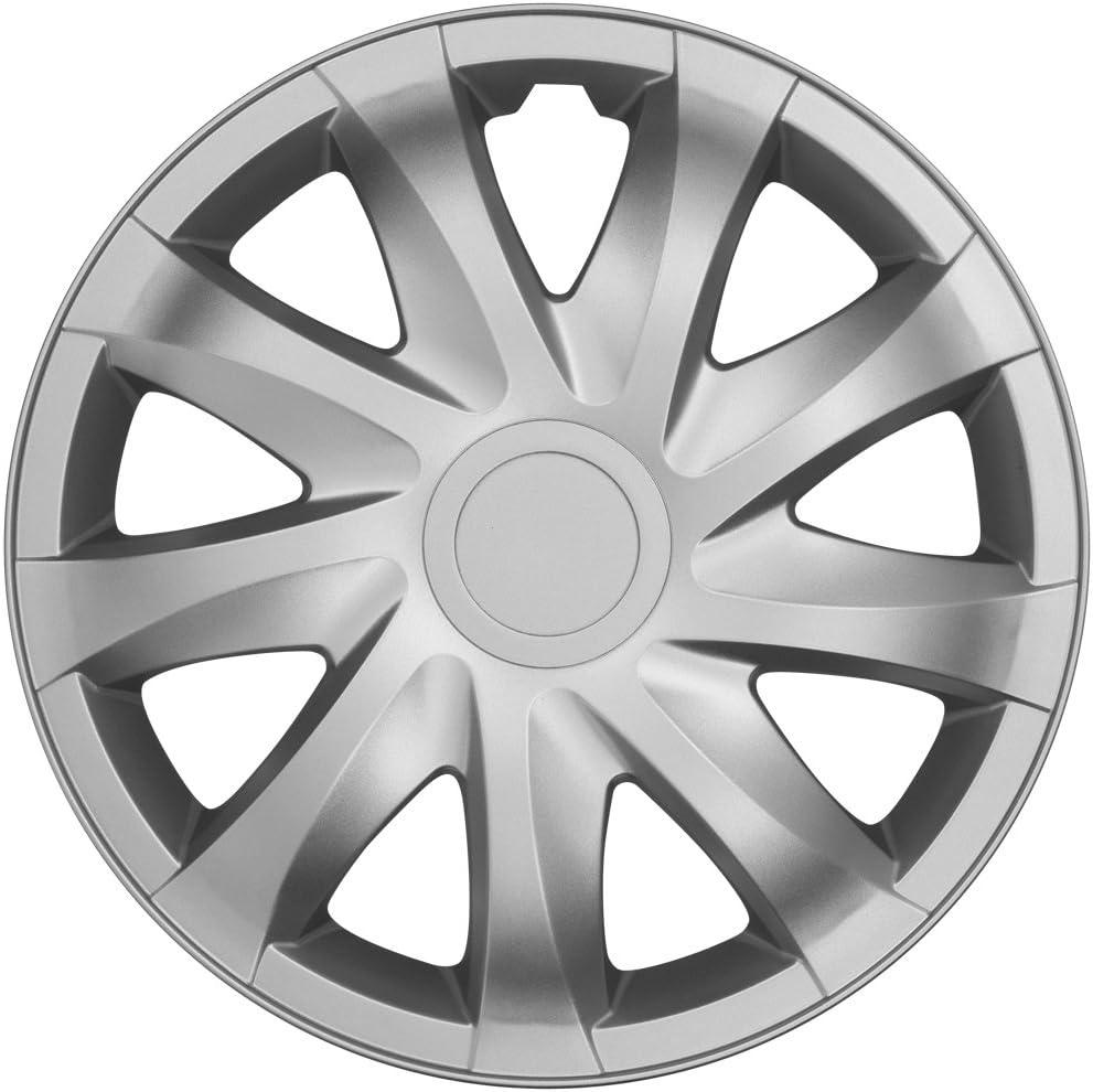 Enjoliveurs Universels 15" Perfecto Noir Laqué Résistants Chocs 4