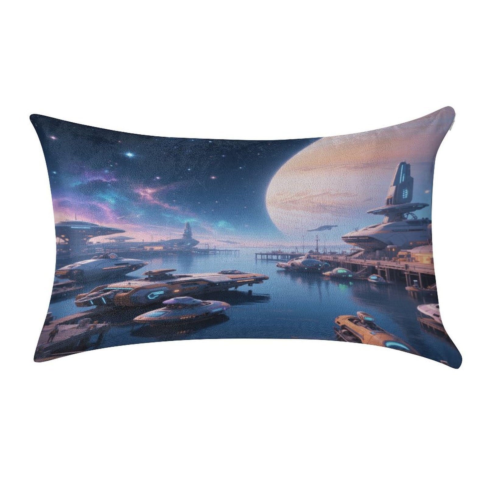 Fekiloot Style Interstellar Harbor Pillow Covers Home Decor Pillow Cases