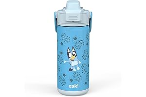 zak! Beacon Bluey Insulated Water Bottle - Stainless Steel, Double-Wall, Spill-Proof