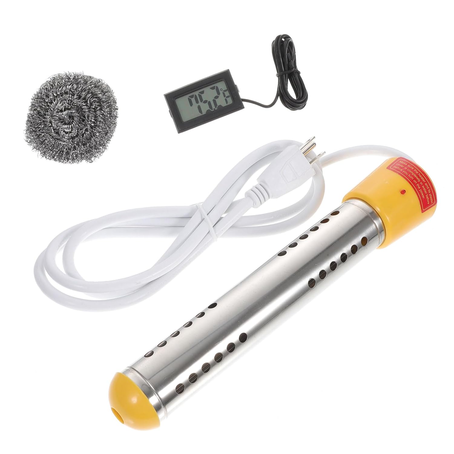 Immersion Water Heater for Electric Hot Tub Portable 1500w Submersible Water Heater Anti-scalding Design
