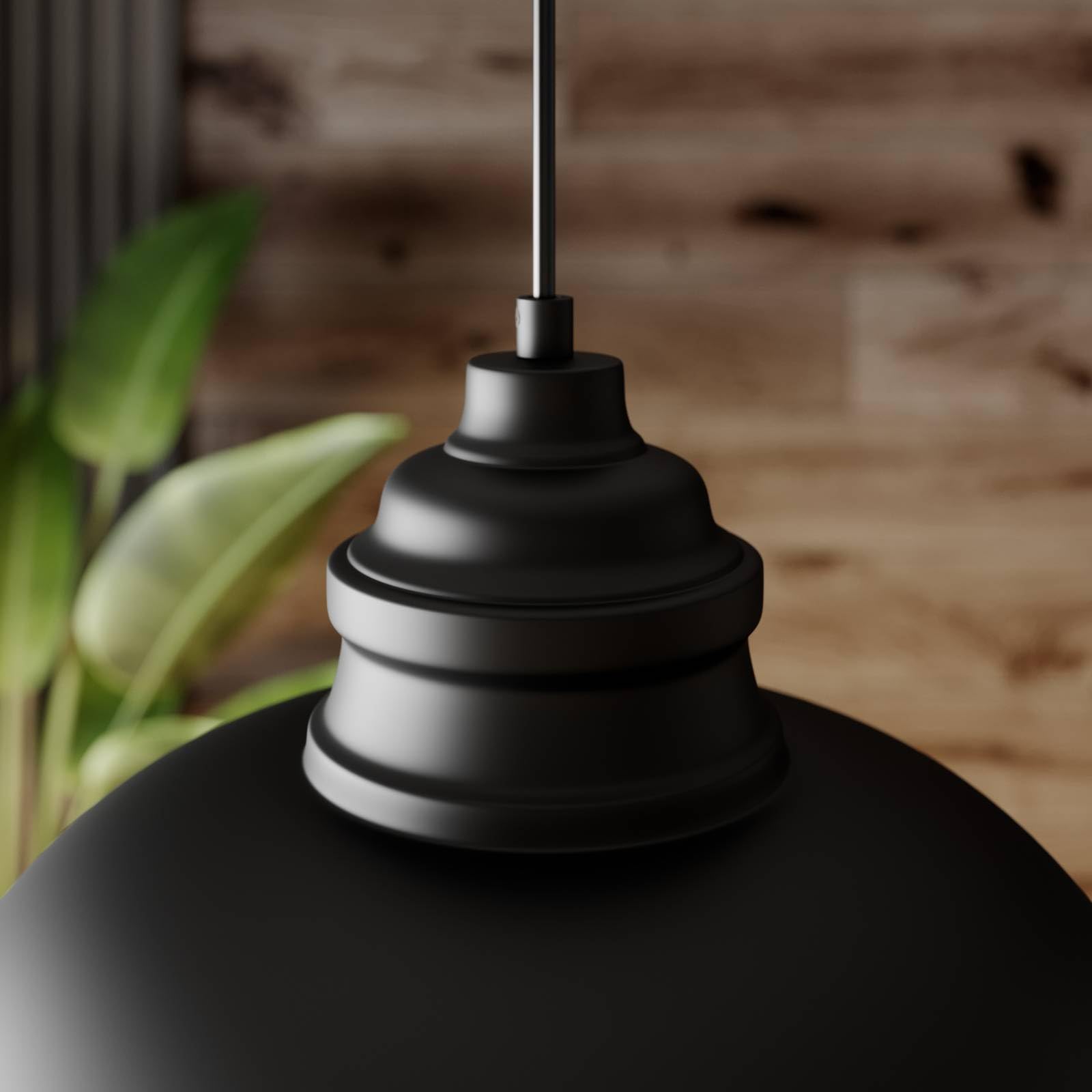 Lindby Pendelleuchte Cliona (Modern) in Schwarz aus Metall (1 flammig, E27) - Deckenlampe Esstischlampe Hängelampe Hängeleuchte Wohnzimmerleuchte