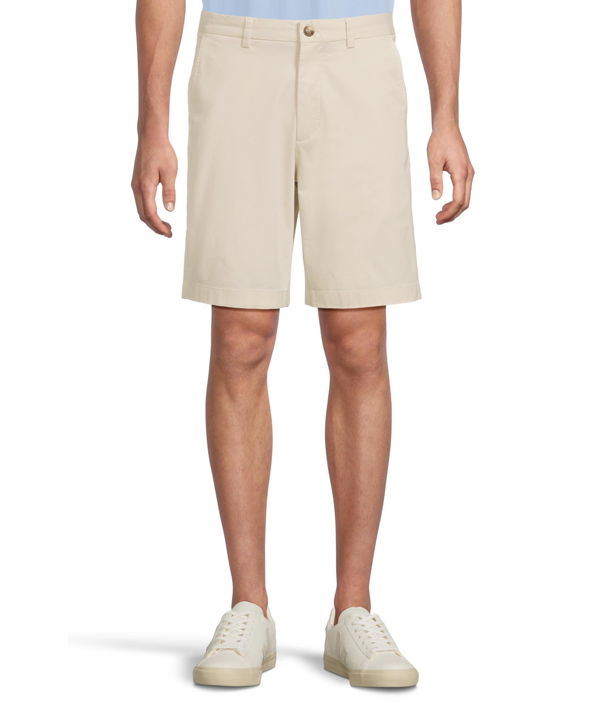 Vineyard Vines Men's 9 Inch Stretch Breaker Shorts, Stone, 34