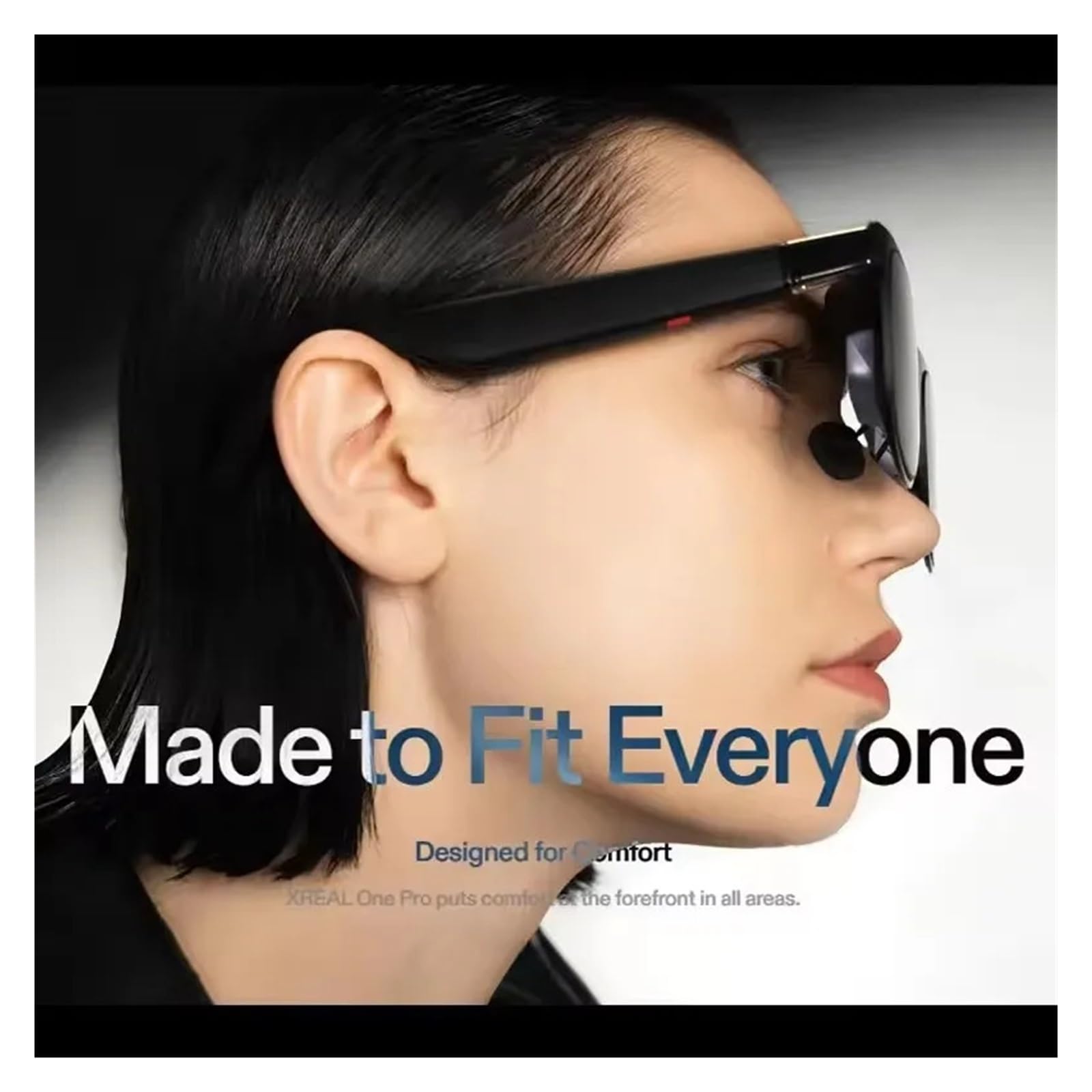 One Pro Real Smart AR Glasses X Prism 3DoF 120hz 171inch OLED Display Private Cinema Pocket TV Compatible For Phone PS5 Switch Gaming(L 66mm-75mm)