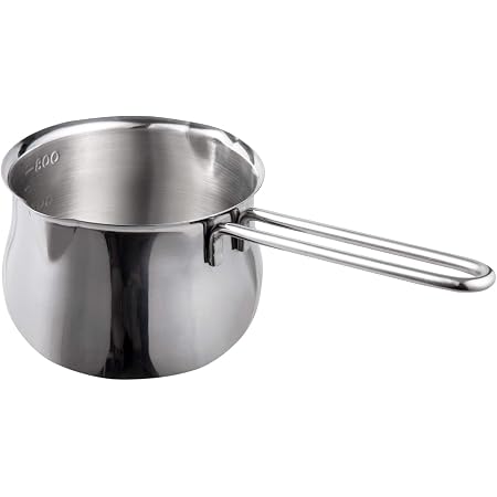 Amazon Co Jp Imeea ミルクパン 片手鍋 18 8ステンレス Ih対応 800ml ソースパン ミニミルクパン シルバー ホーム キッチン