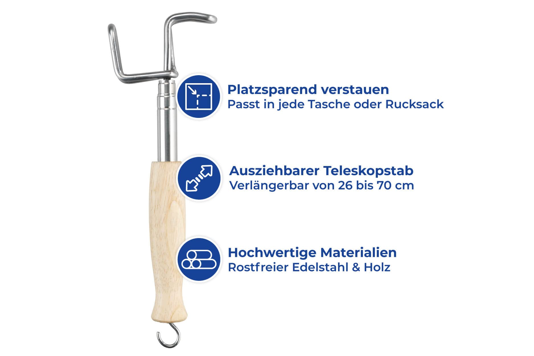Teleskop-Ankleidehilfe