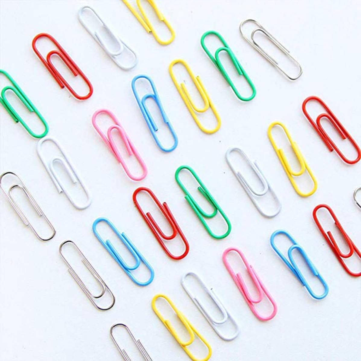 500pcs Colorful Paper Clips Creative Metal Bookmark for School Use image 4