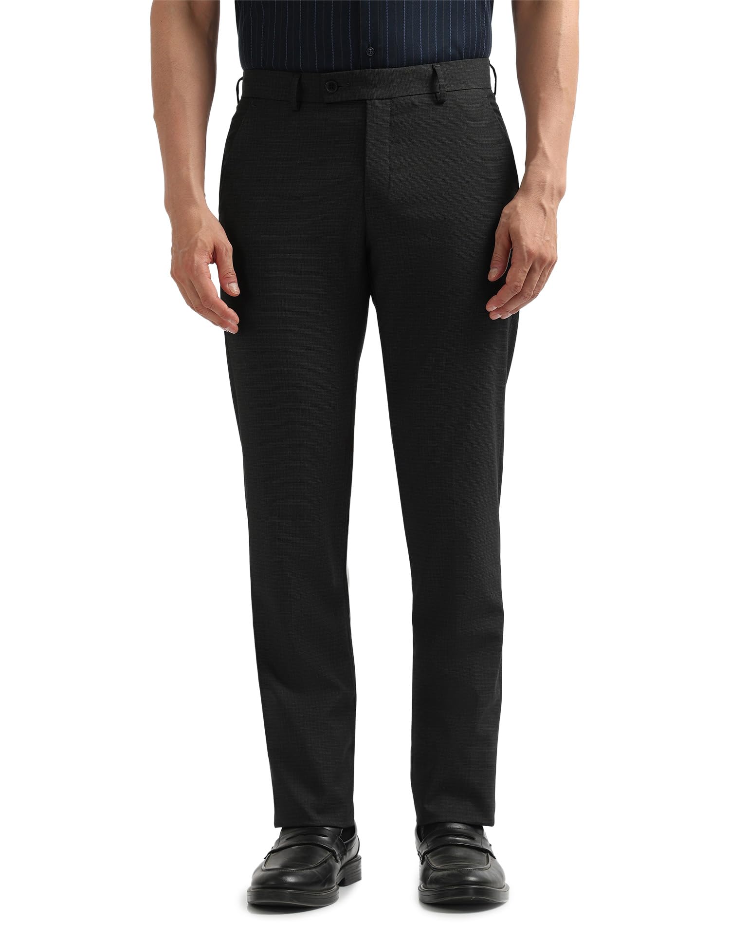 arrow Men Black Formal Trouser_ARAEOTR2127-picture-50