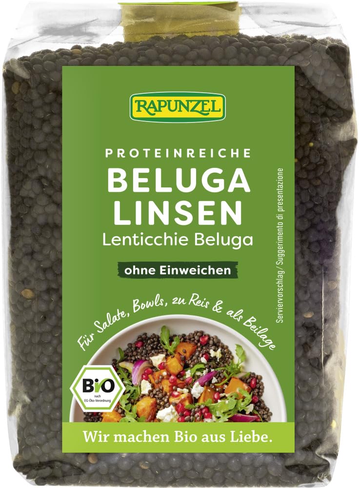 Beluga Linsen schwarz 6 x 500 g