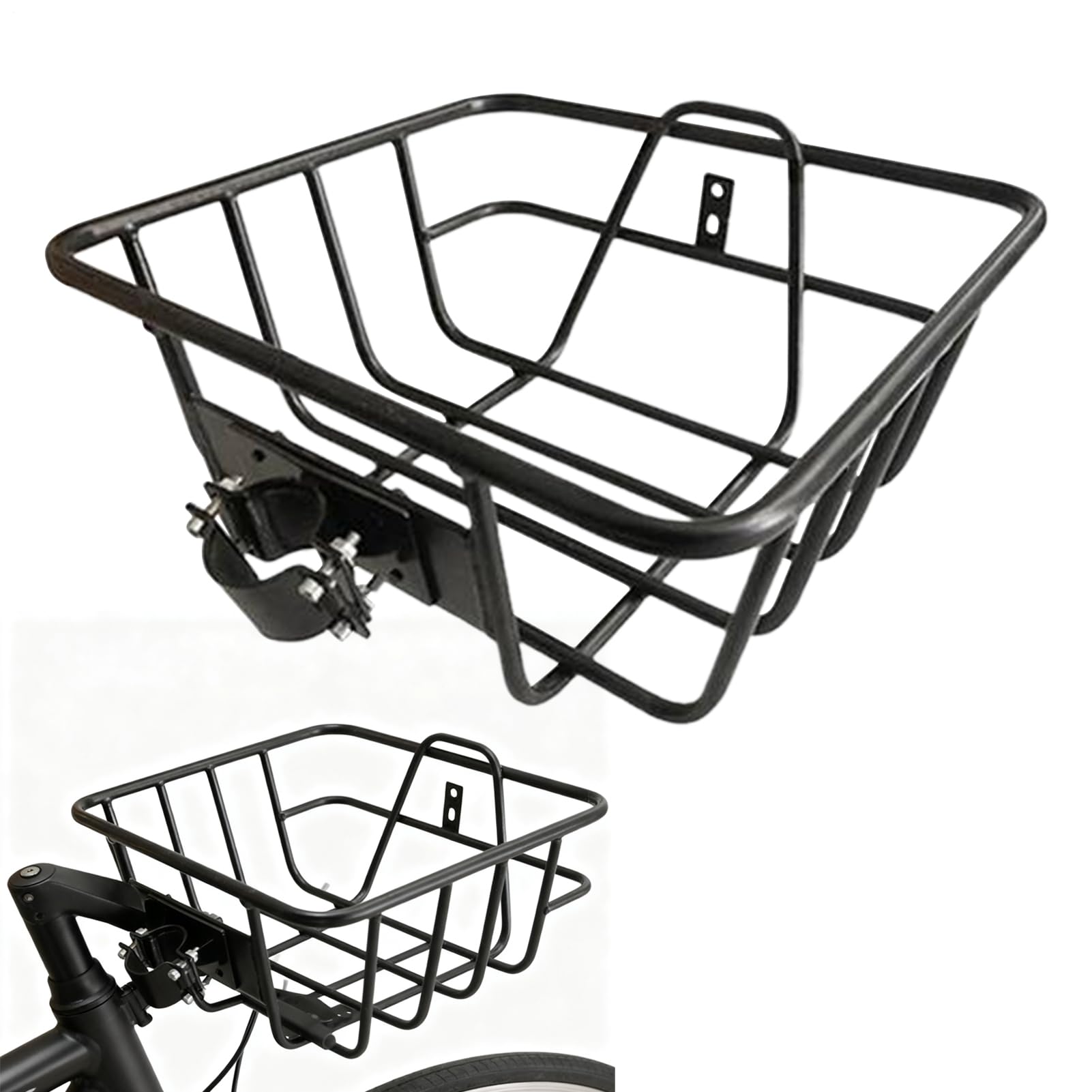 Cestino Per Bici Accessorio Rimovibile Capiente | Cestino per Bici Cruiser Per Spiaggia Sport Motociclismo Pesca Giardinaggio Campeggio Pendolarismo Guida Quotidiana