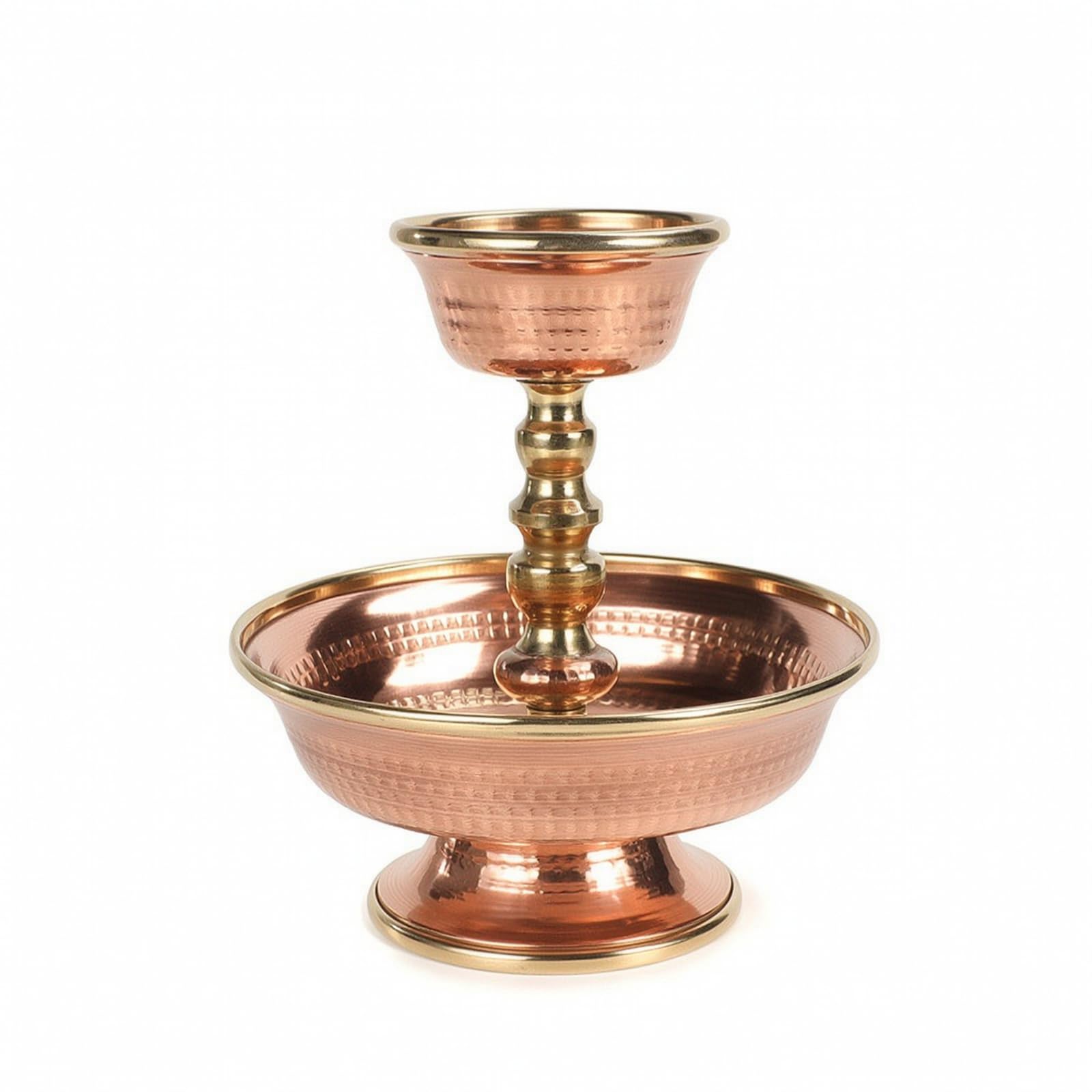 Rituelle Opf-Schale aus mit Sockel Mehrzweck Altarbech Pflegeleicht kelch für Regal, 15CM